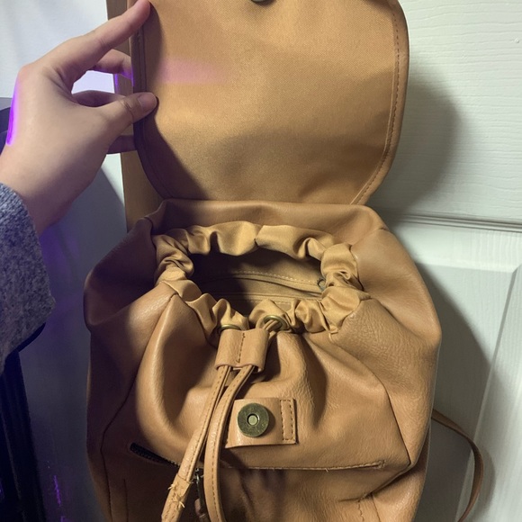 Target Shearling Mini Backpack - Picture 3 of 8